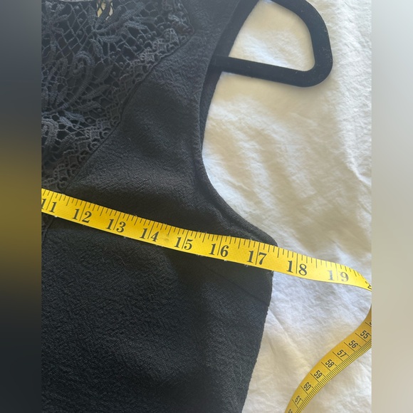 Free People black lace trim dress, size medium - Picture 7 of 13